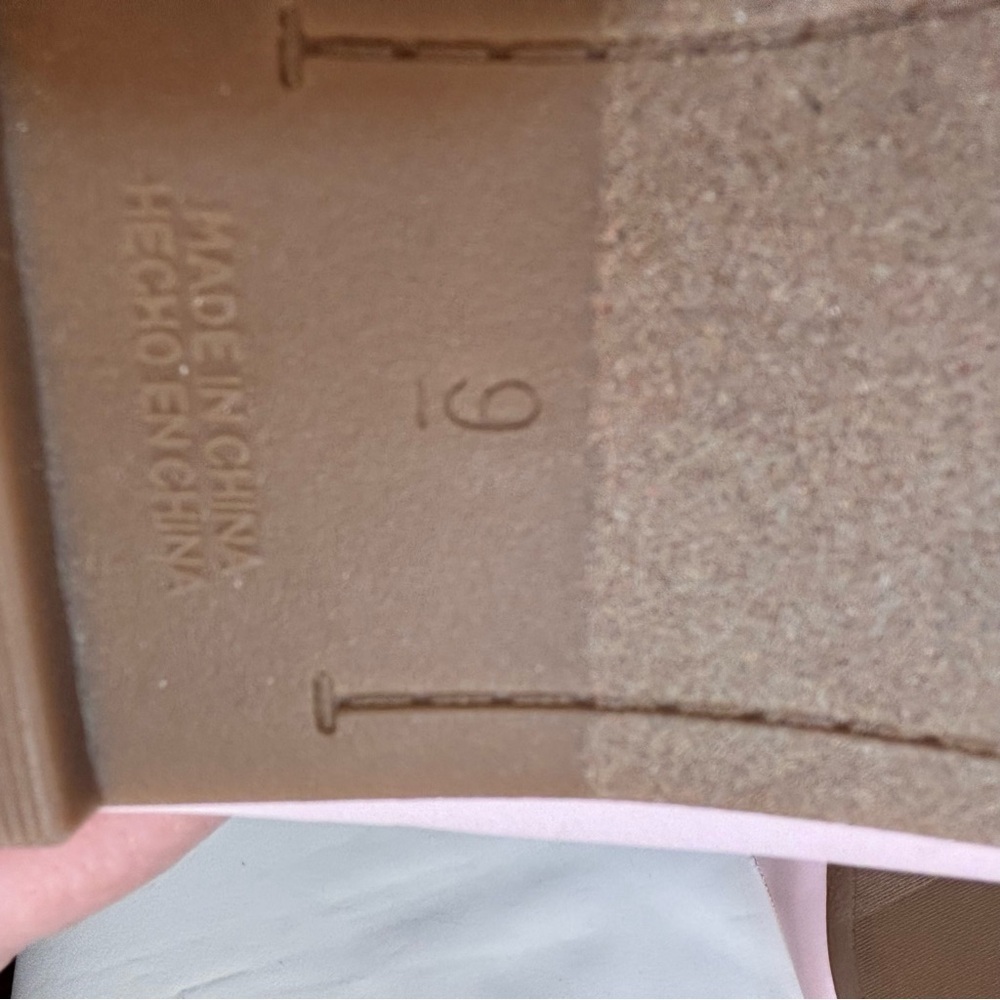 OLD NAVY Sz Abolone Ballet Flats Square Toe Eleastic Light Pink NEW WITH TAG - Picture 7 of 8